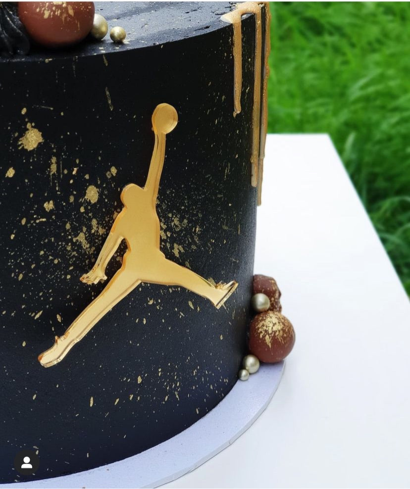 Jump Man Acrylic Cake charm/ topper