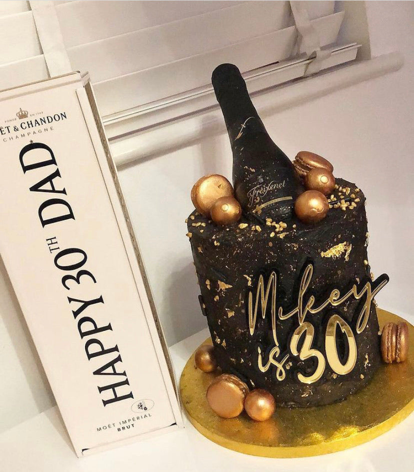 Double layer acrylic Cake charm