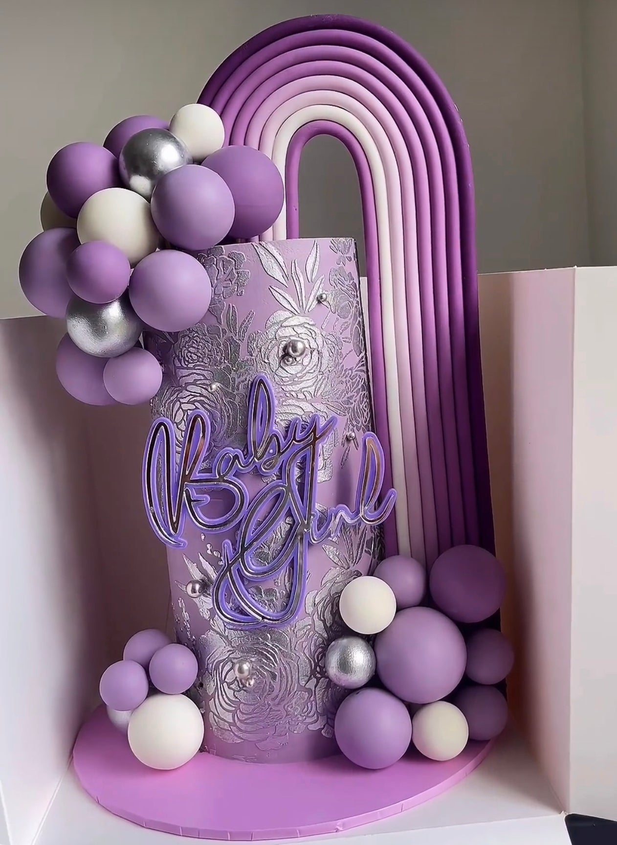 Double layered acrylic charm