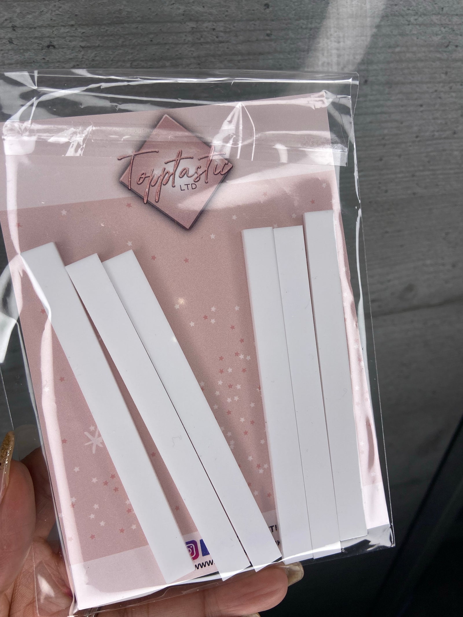 Plain Acrylic Cakesicle Sticks- Square