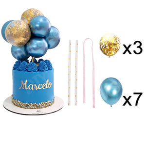 Balloon Cake topper set