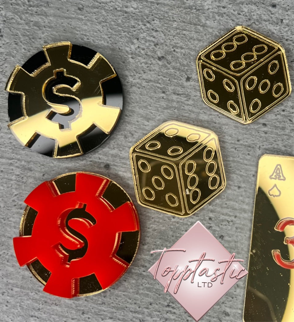 Vegas/ Casino charm set