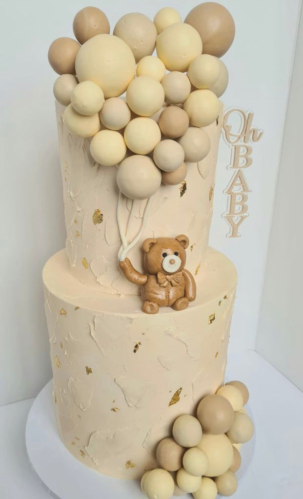 Oh Baby ‘Side floating’ acrylic Cake topper