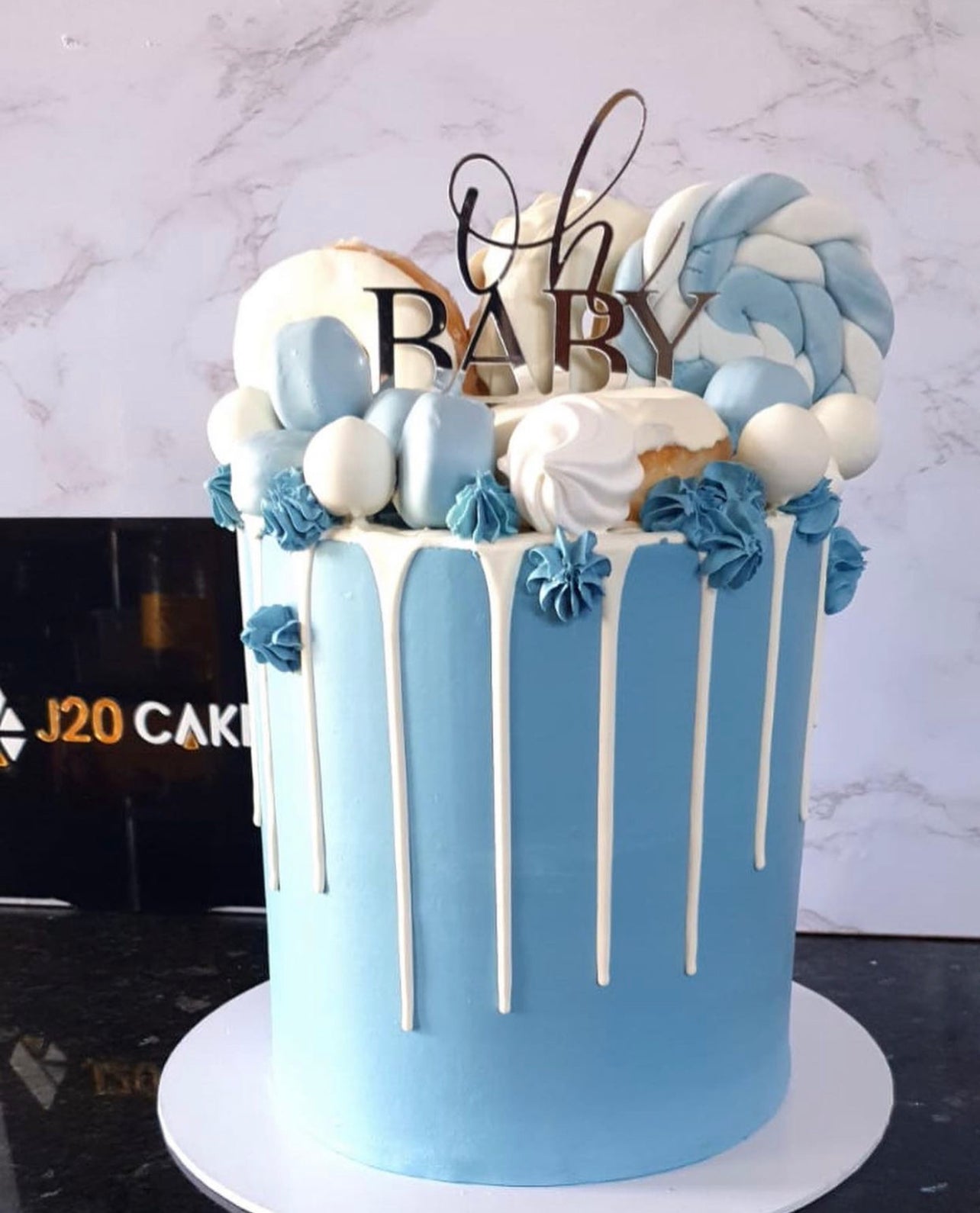 Oh Baby Acrylic cake topper