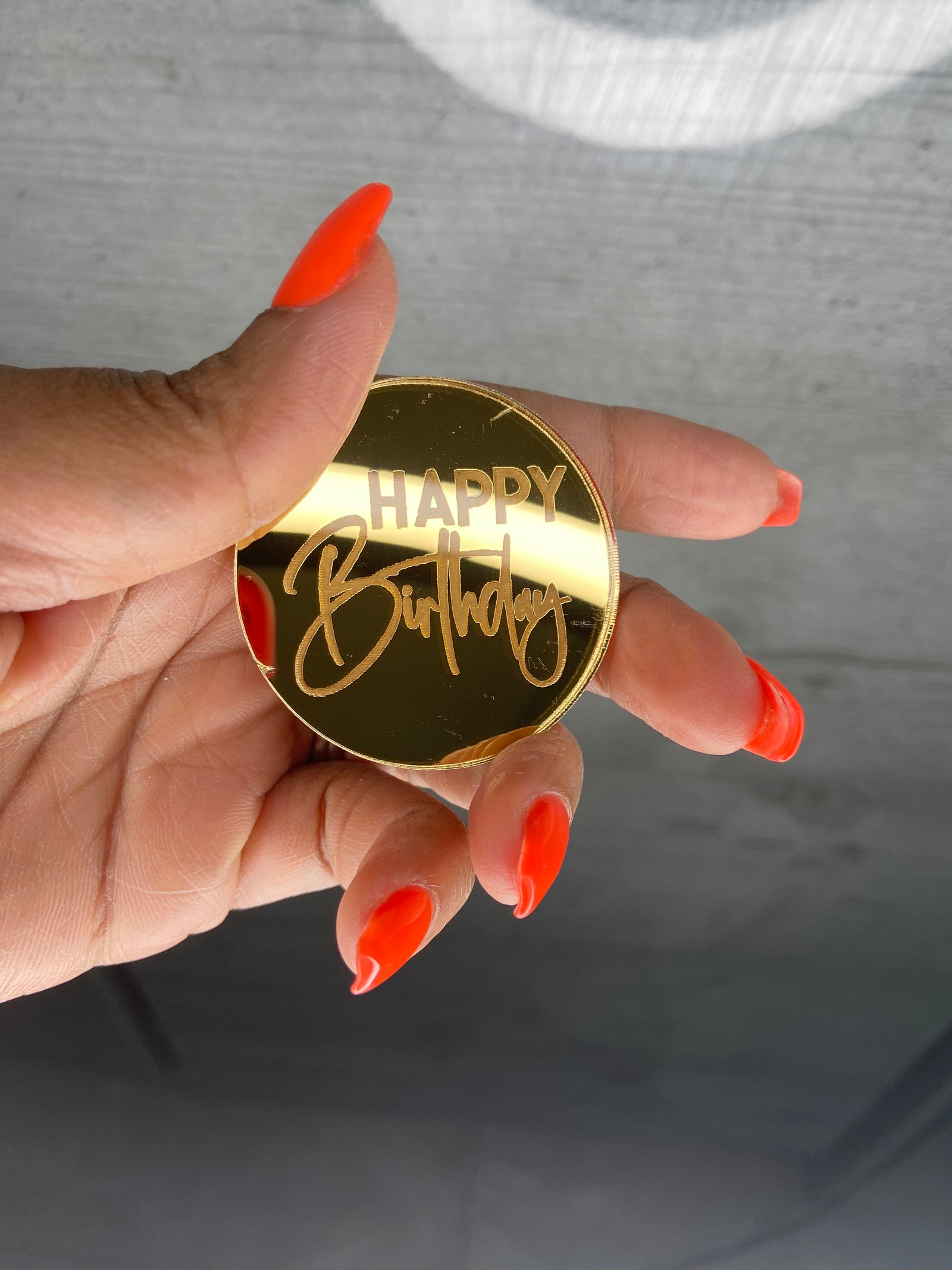 Happy Birthday Cupcake disc