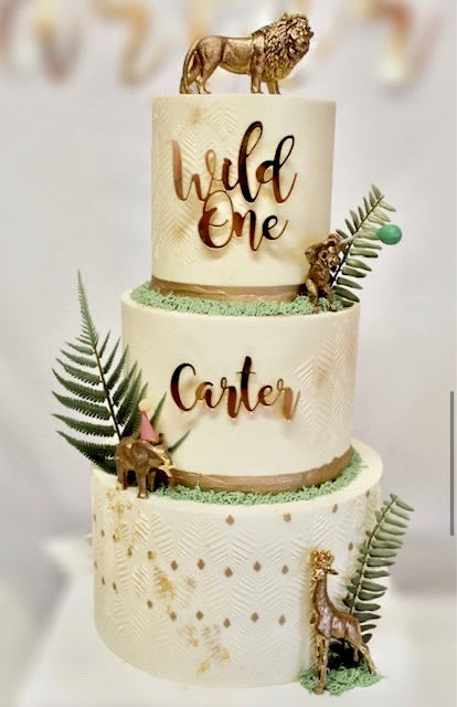 'Wild One' Acrylic name charm/set