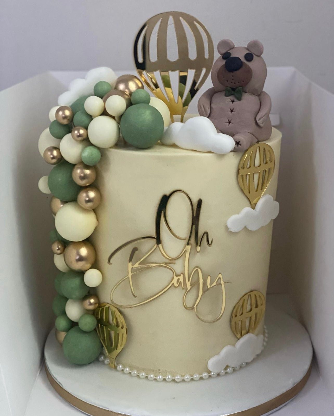 Oh Baby Acrylic cake charm/ topper