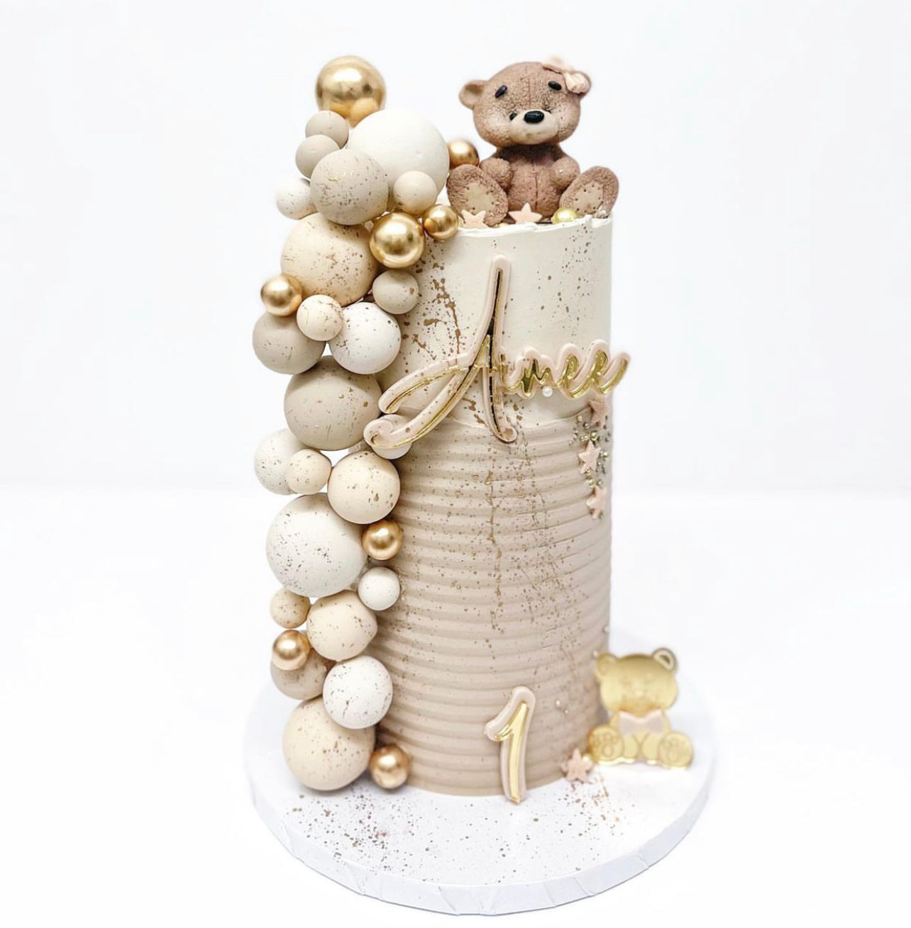 Skinny Font Double layered Name and age charm set: Choose your Font