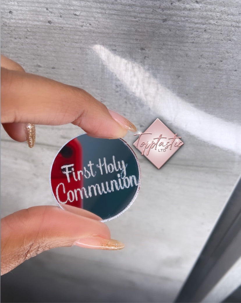 Mini Communion cupcake disc- PACK OF 2