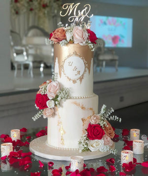 Mr & Mrs/ Wedding Acrylic cake topper