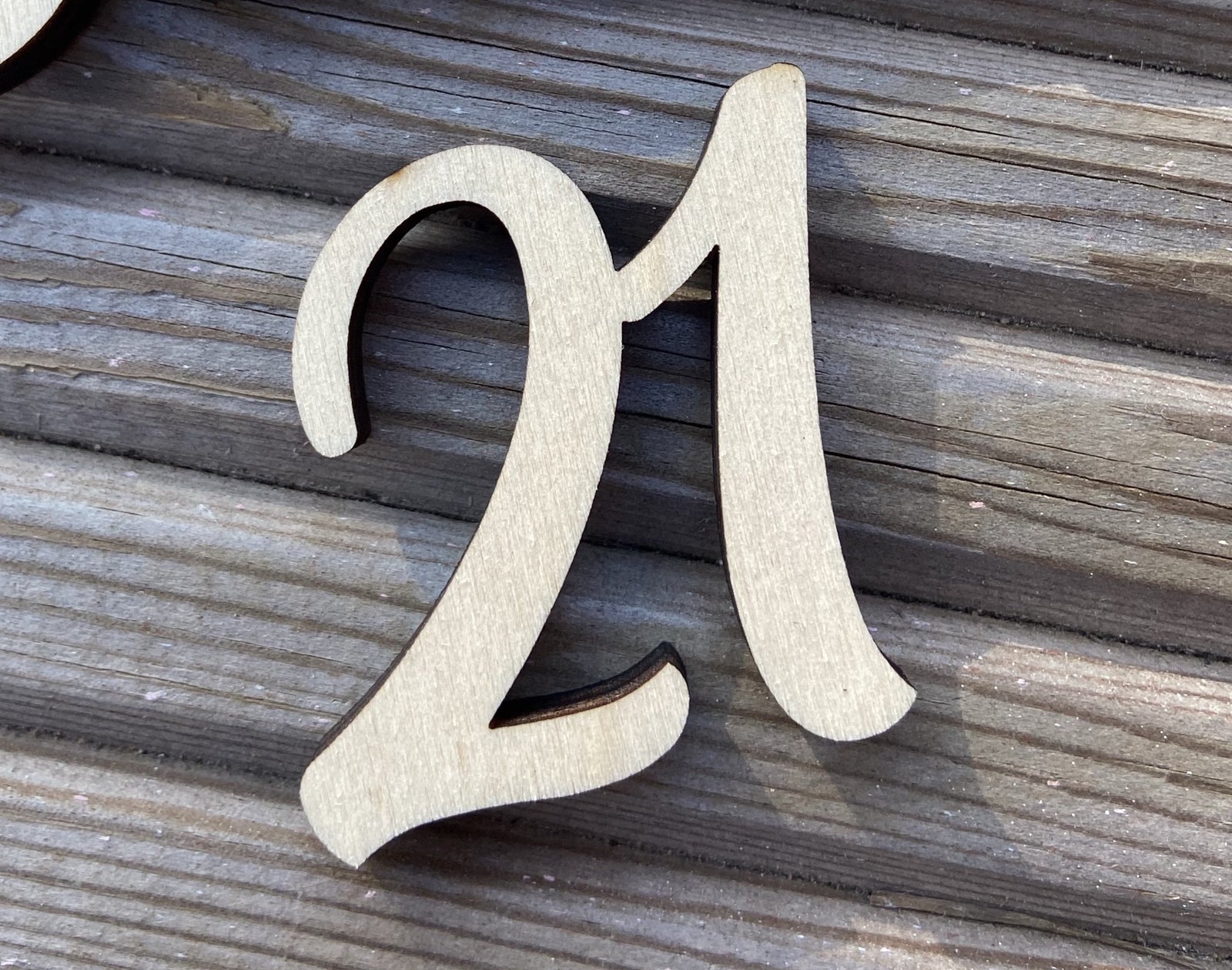 Mini Wooden age charm