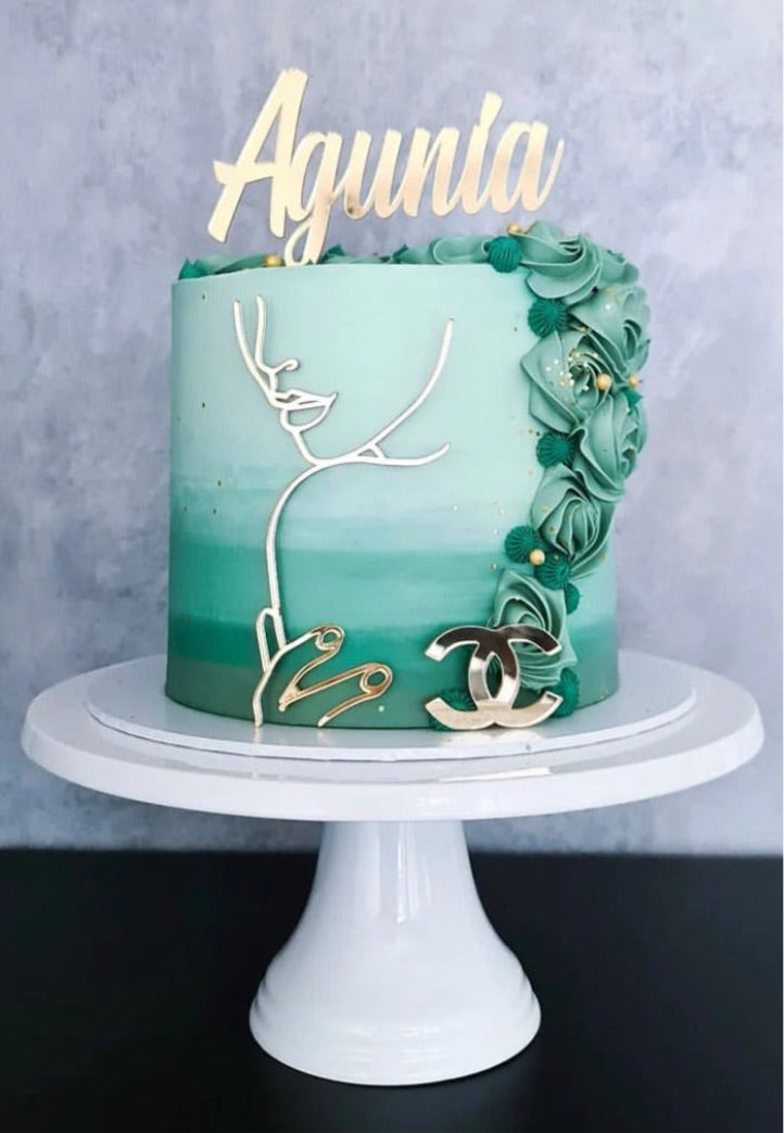 ‘AMI®’ Minimalist face art charm/ silhouette