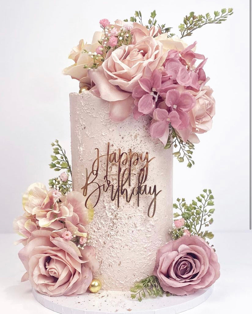 Happy Birthday Acrylic Charm