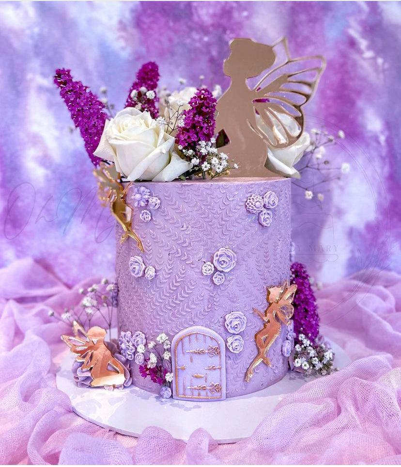 Fairy Acrylic Cake charm/ topper