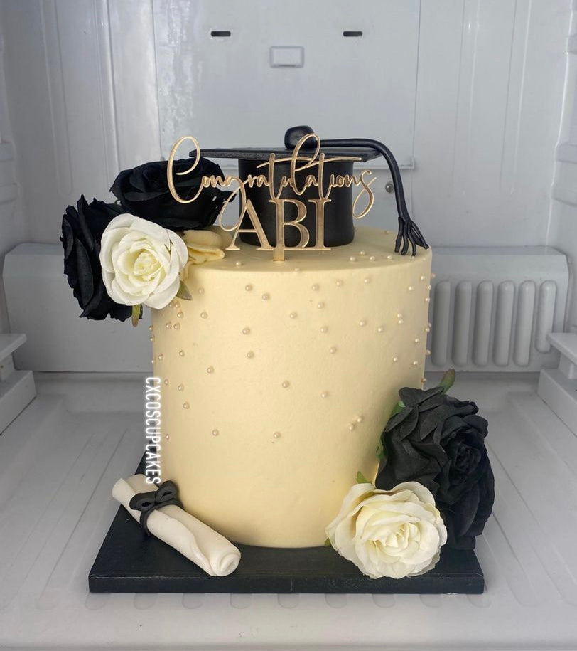 ‘Congratulations' Acrylic Cake topper