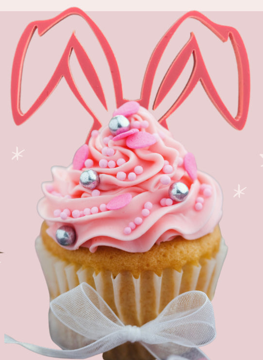 Easter Bunny Cupcake Ears-Pack of 2