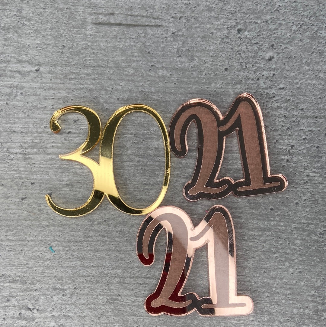 Sold as seen:  number cupcake pack