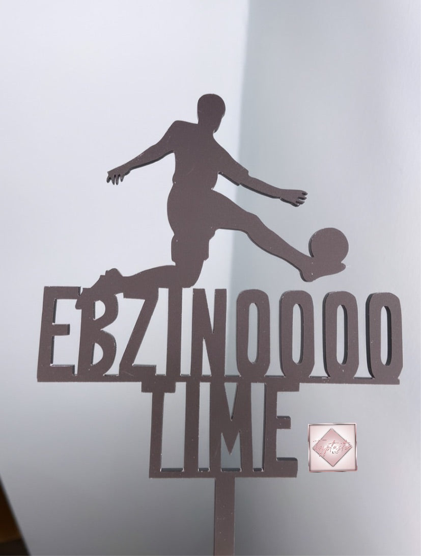 Football themed topper