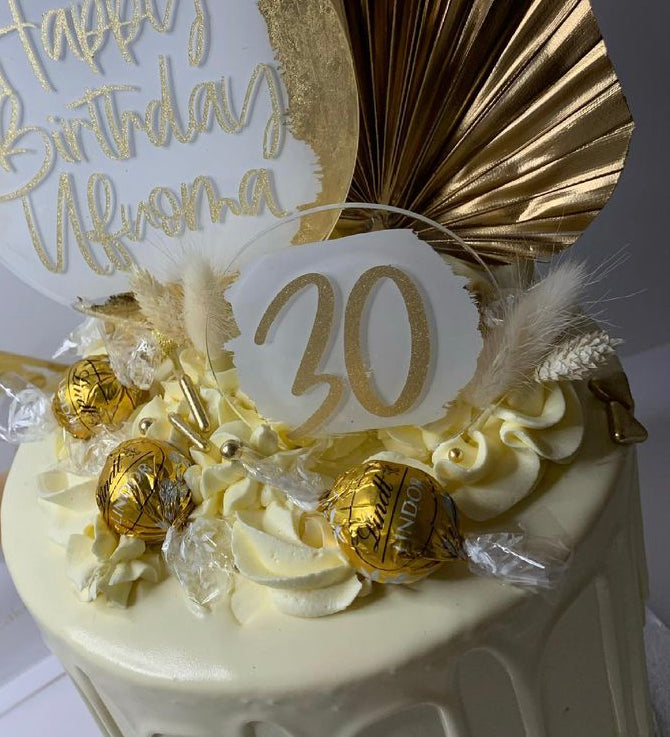 MINI Number Circle Acrylic Paddle