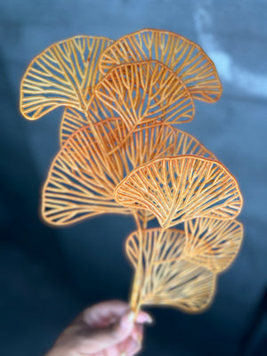 Artificial Gingko leaves