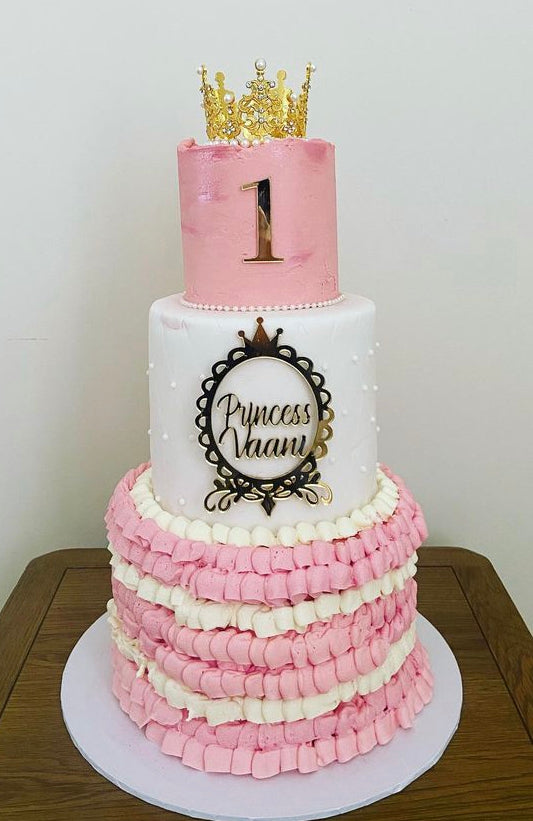 Prince/ Princess frame/ name charm set