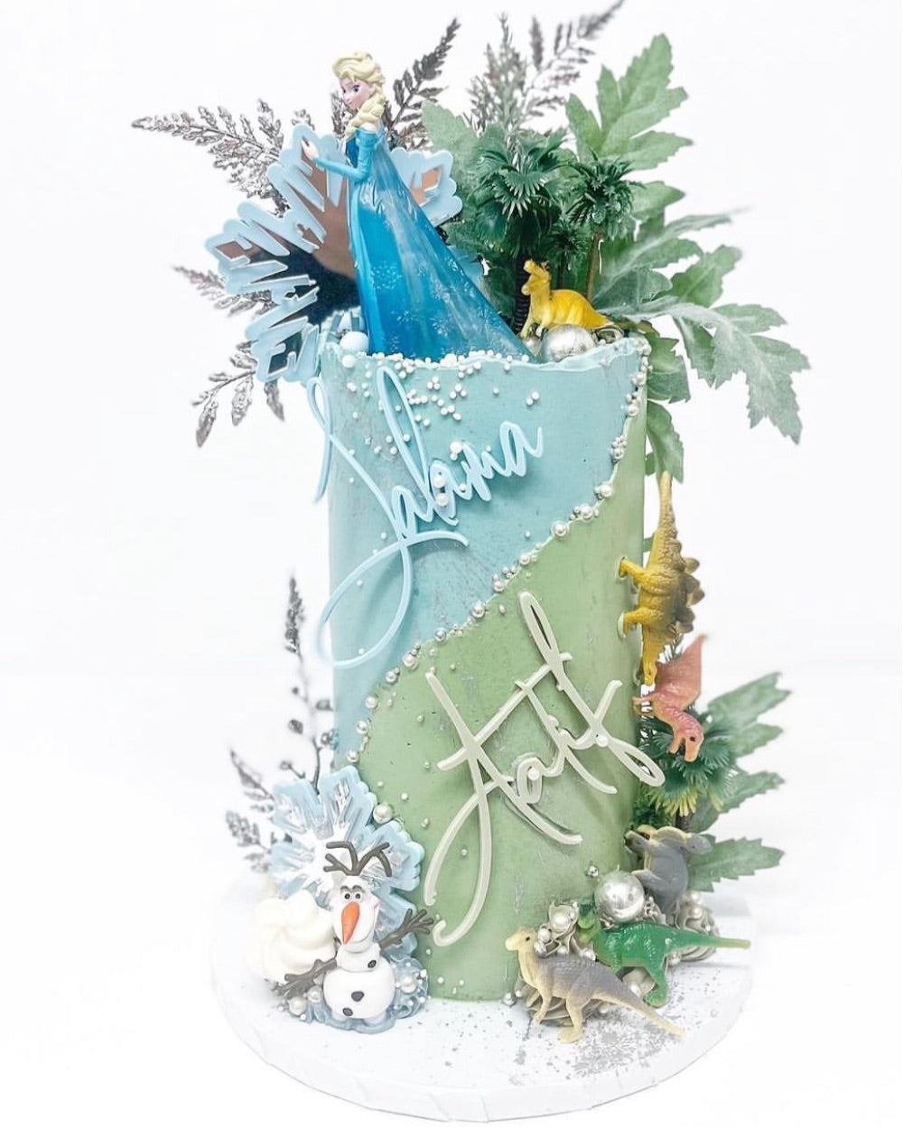 Frozen/ Snowflake charms- Set of 2