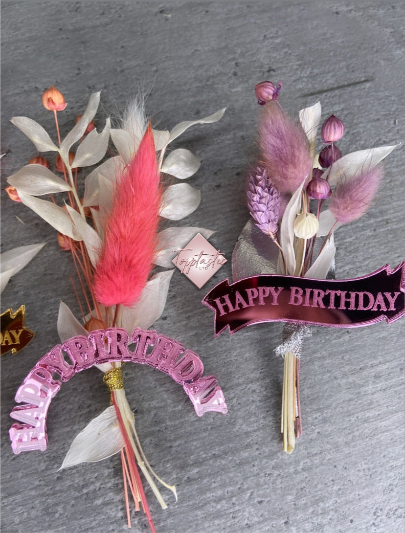 Pocket Bouquets/ Dried Flowers