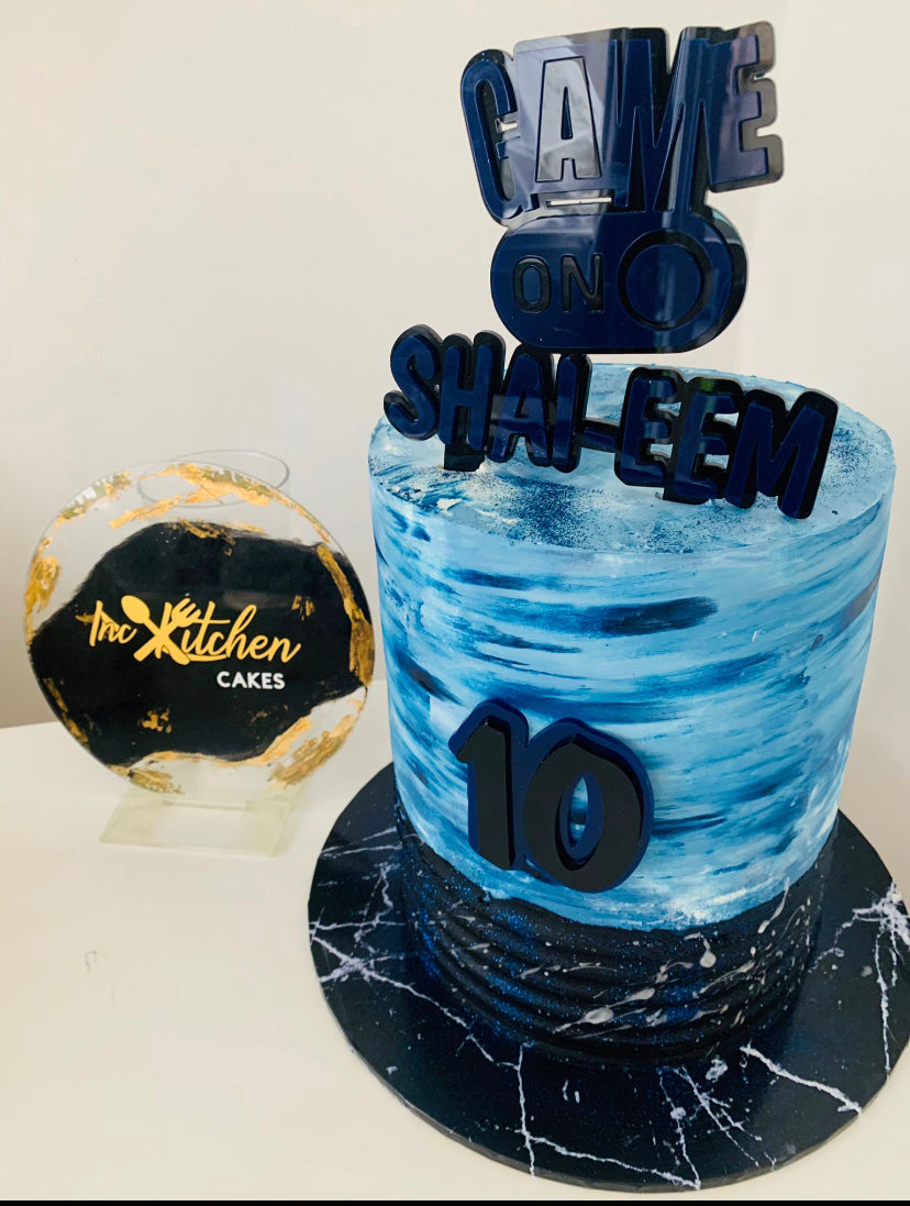 'Game On' Cake topper/ SET