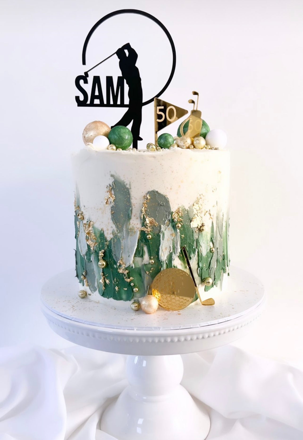 Golf topper/ charm set