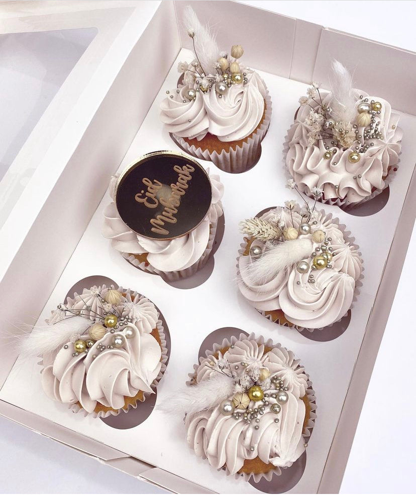 EID Mubarak Cupcake disc- Pack of 2