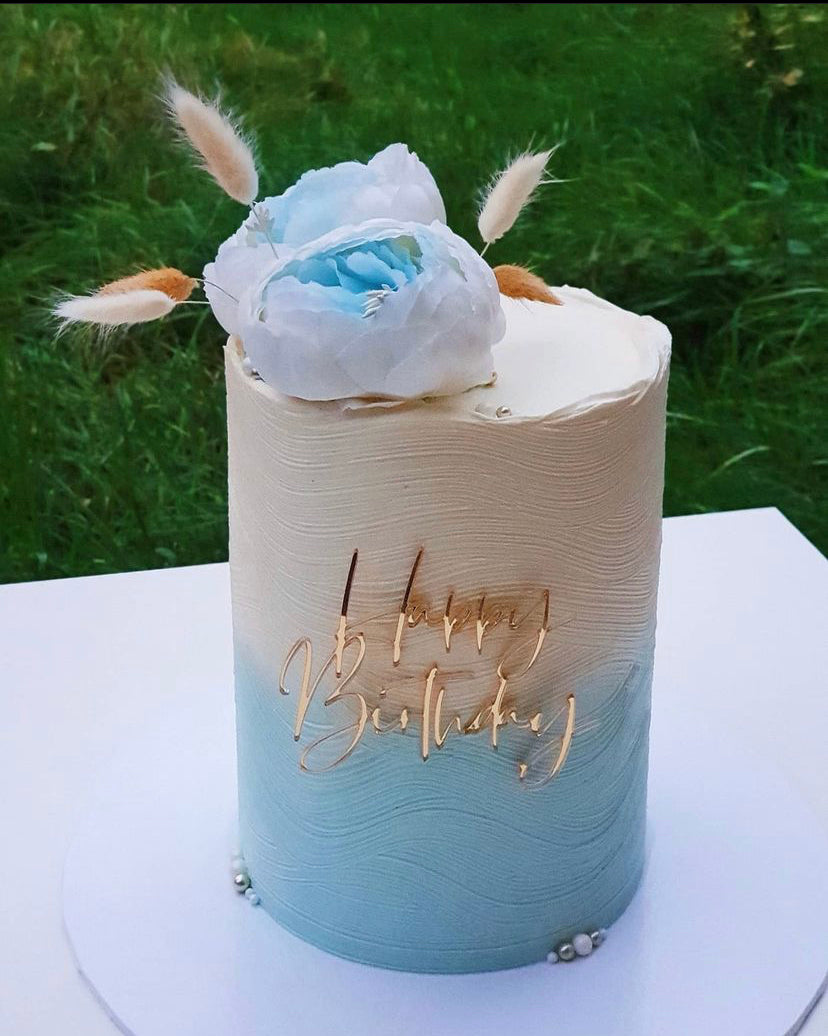 Happy Birthday Acrylic Charm