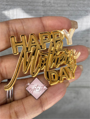 Mother’s Day! cupcake topper- PACK OF 4