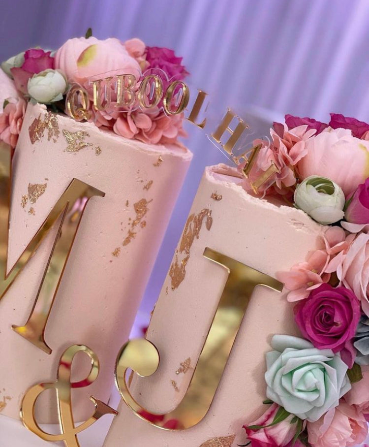 Arched Double layer acrylic Topper