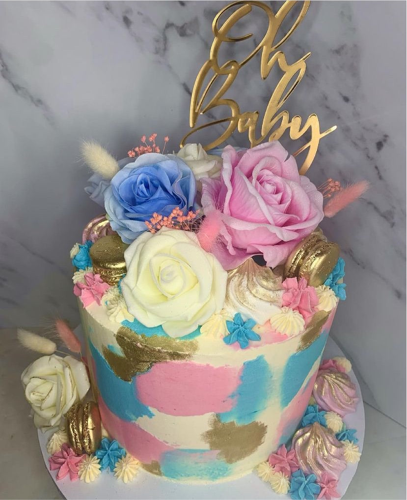 Oh Baby Acrylic cake topper