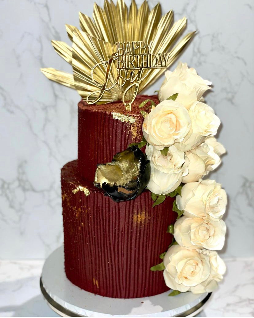 Happy Birthday Acrylic cake topper