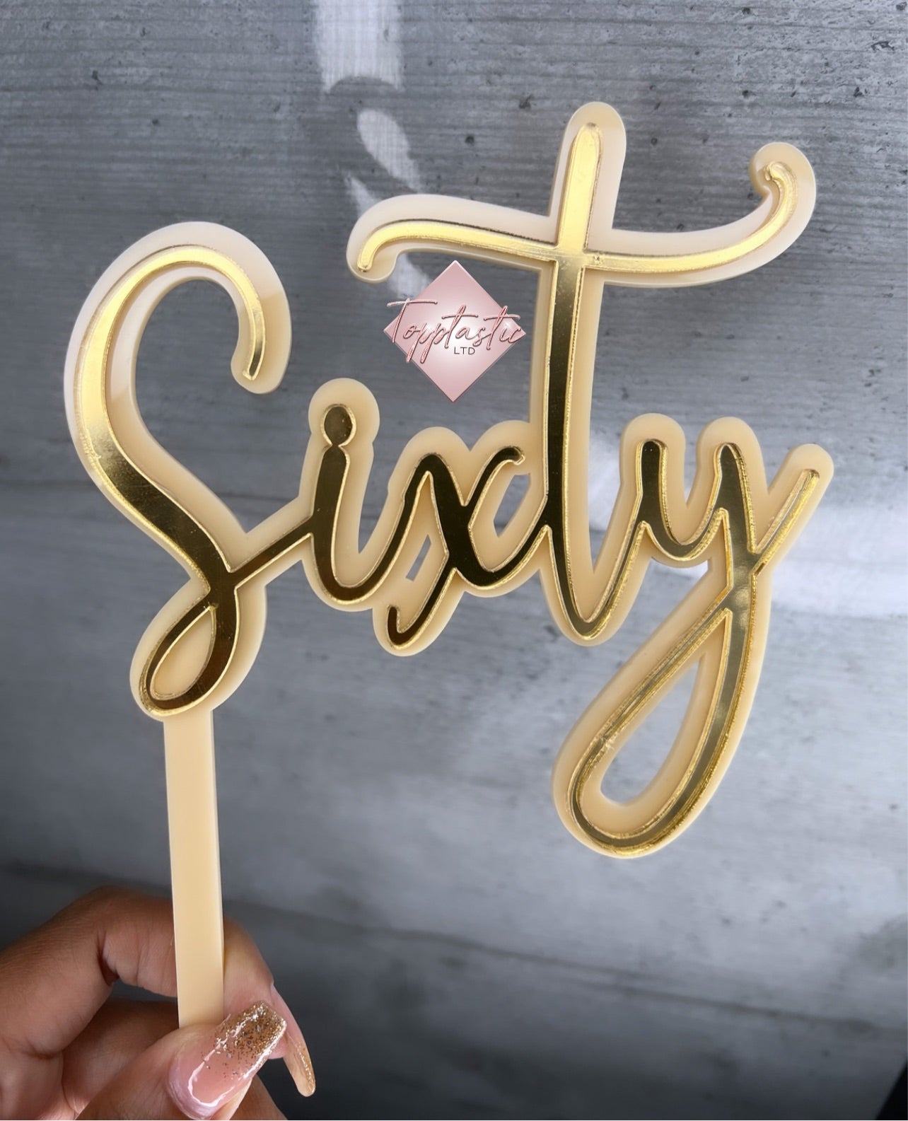 Double layered Age topper