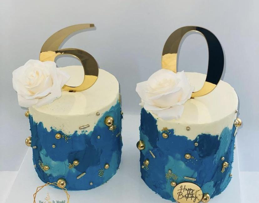 LARGE NUMBER Acrylic cake topper