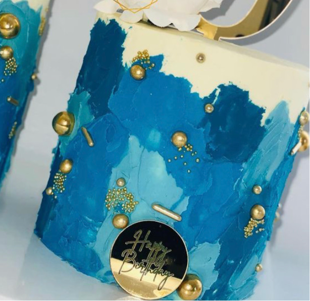 Personalised Engraved  Cupcake Acrylic discs: Various sizes - Mirror finish