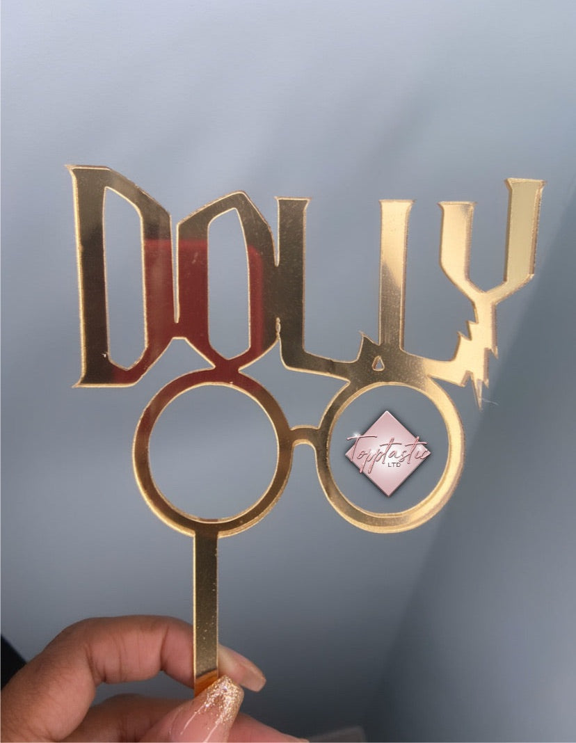 Harry Potter Acrylic cake topper