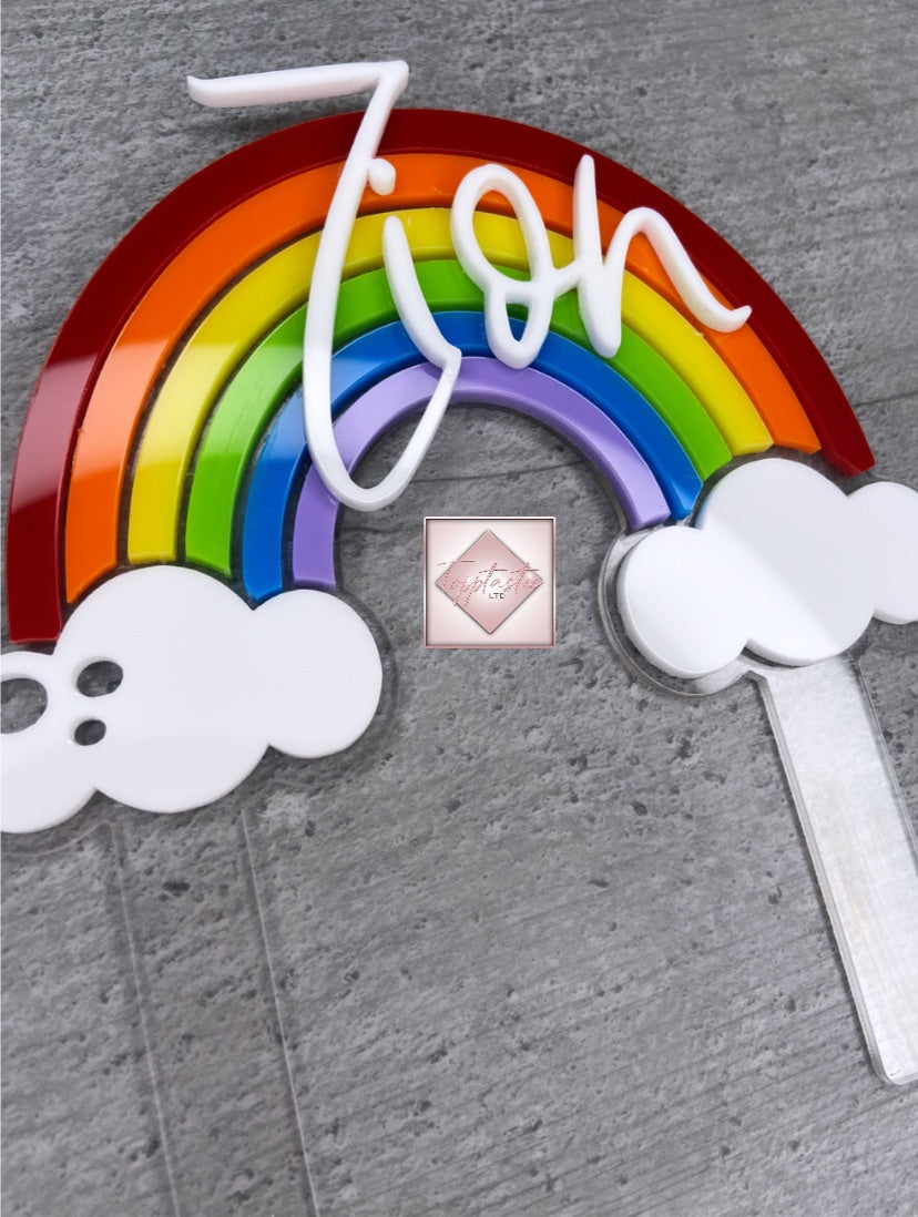 Rainbow topper