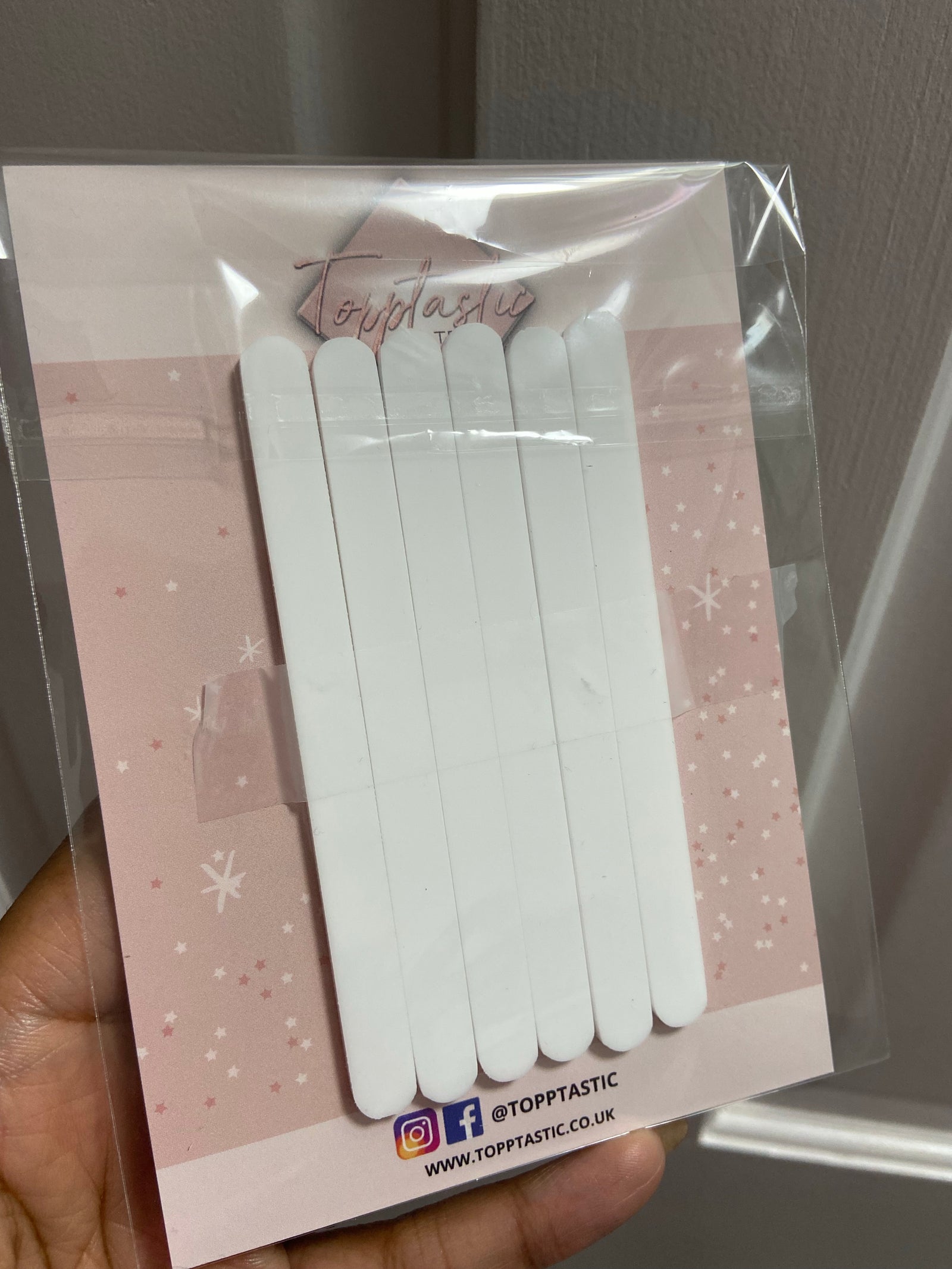 Plain Acrylic Cakesicle Sticks- Rounded