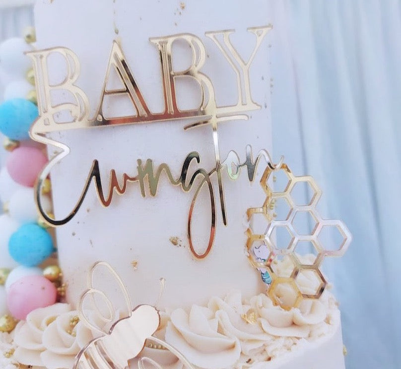 Baby/ name Acrylic Charm