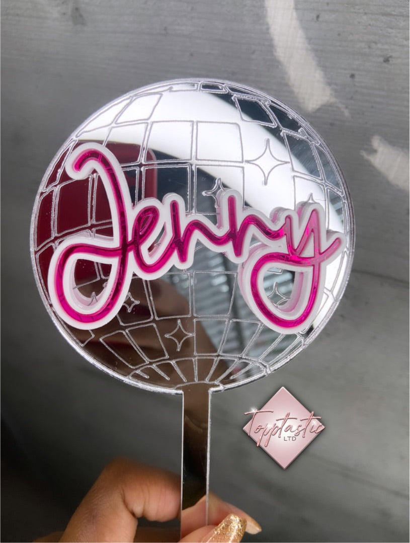 Disco ball topper