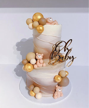 Oh Baby Acrylic cake topper