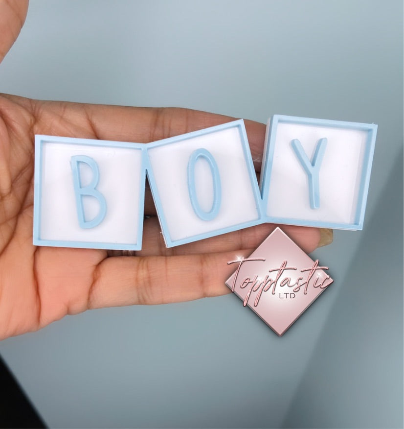 BOY/ GIRL charm