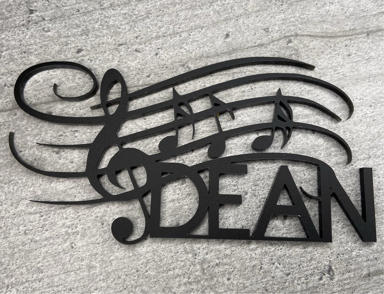 Music Name charm/topper