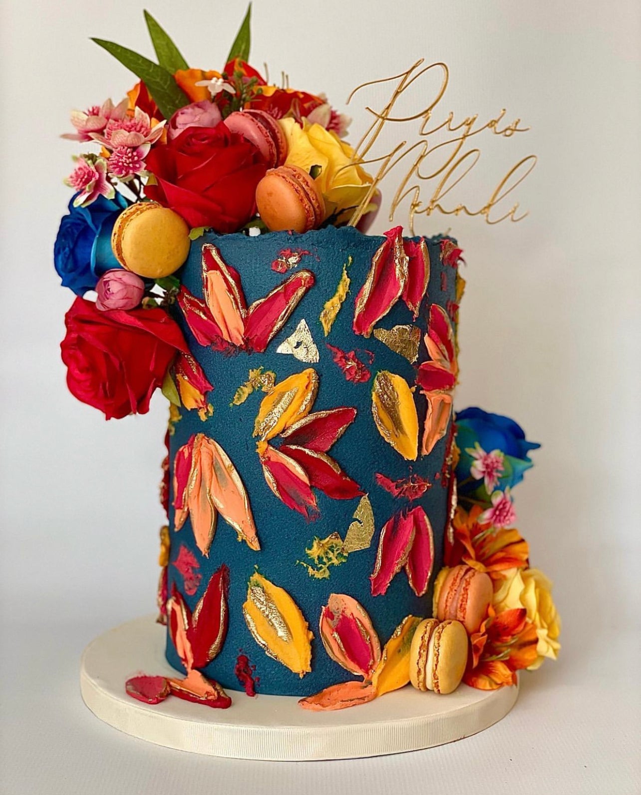 Personalised  Acrylic Cake topper