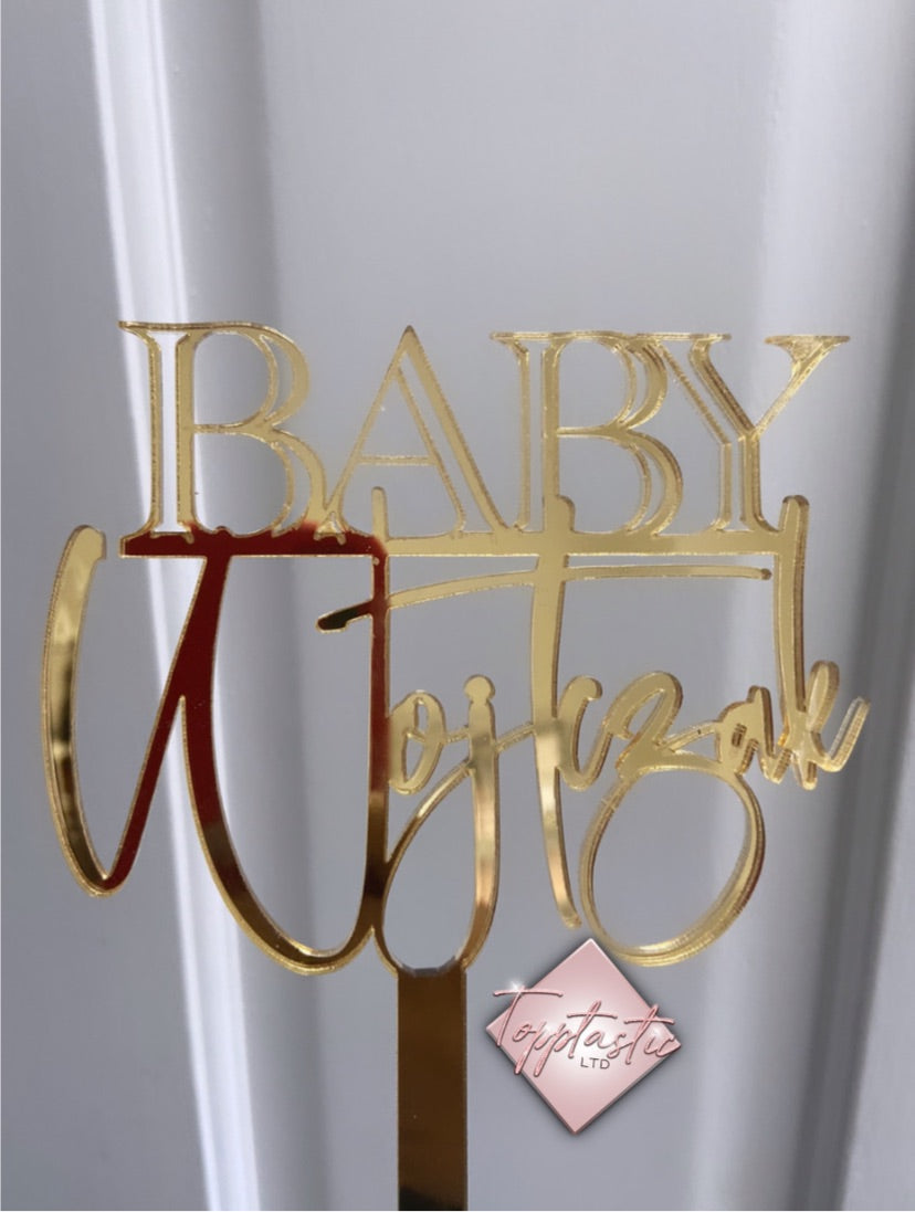Baby/ name Acrylic Topper
