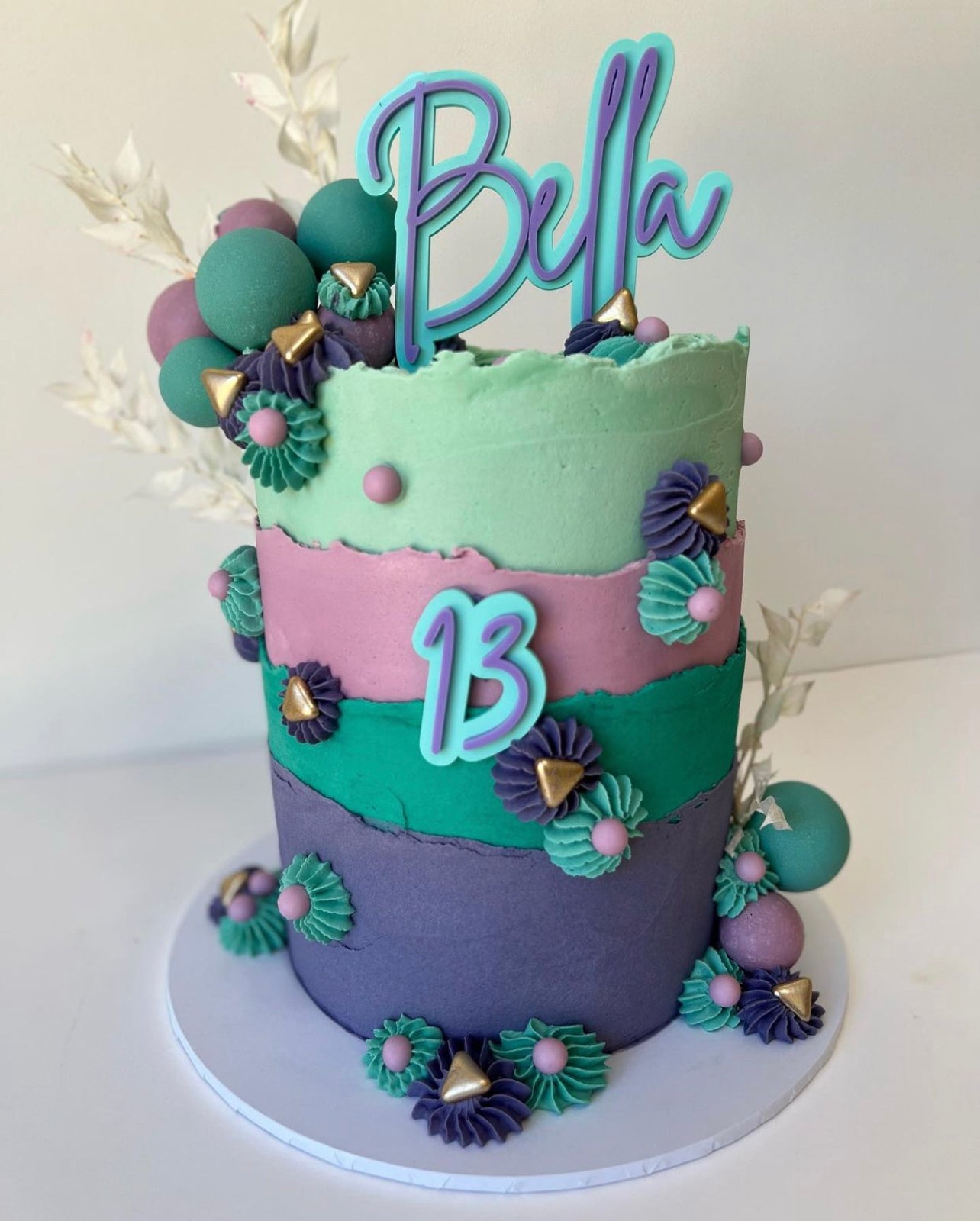 Skinny Font Double layered Name and age topper/ charm set: Choose your Font