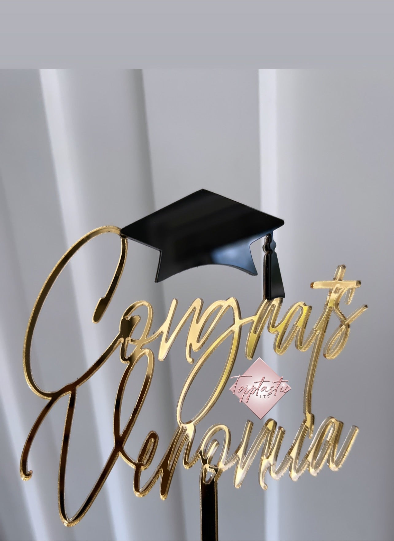 Congrats/ Graduation Acrylic cake topper
